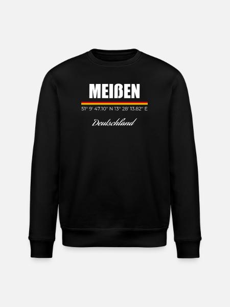Meißen - Stanley/Stella Unisex Bio-Sweatshirt ROLLER - Schwarz