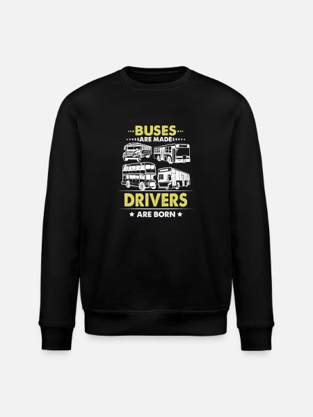 Busfahrer Schulbusfahrer Doppeldecker-Buspub - Stanley/Stella Unisex Bio-Sweatshirt ROLLER - Schwarz