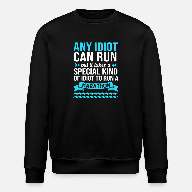 Marathon Runners Half Marathon Marathon - Stanley/Stella ROLLER Unisex Organic Sweatshirt - black