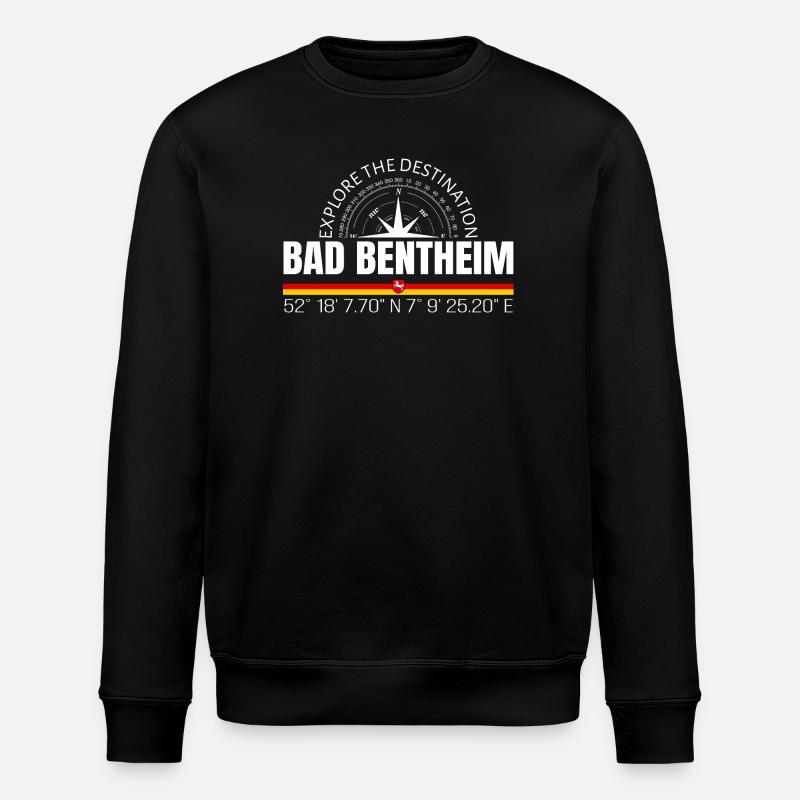 Bad Bentheim - Stanley/Stella Unisex Bio-Sweatshirt ROLLER - Schwarz