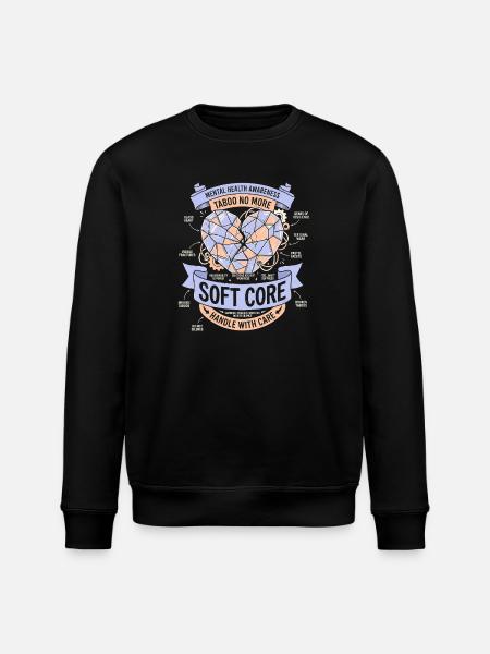Handle with care - Stanley/Stella ROLLER Unisex Organic Sweatshirt - black