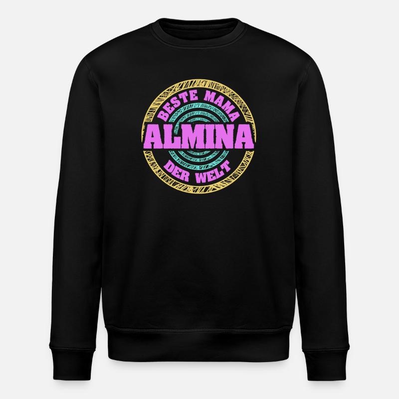 Meilleure maman du monde Allmina - Sweat bio ROLLER Stanley/Stella Unisexe - noir