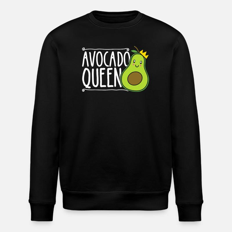 Avocado Queen - Stanley/Stella ROLLER Unisex Organic Sweatshirt - black