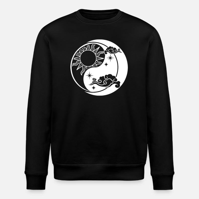 Yin Yang - Stanley/Stella ROLLER Unisex Organic Sweatshirt - black
