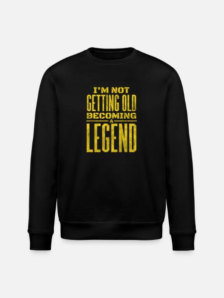 Legend Birthday - Stanley/Stella Unisex Bio-Sweatshirt ROLLER - Schwarz