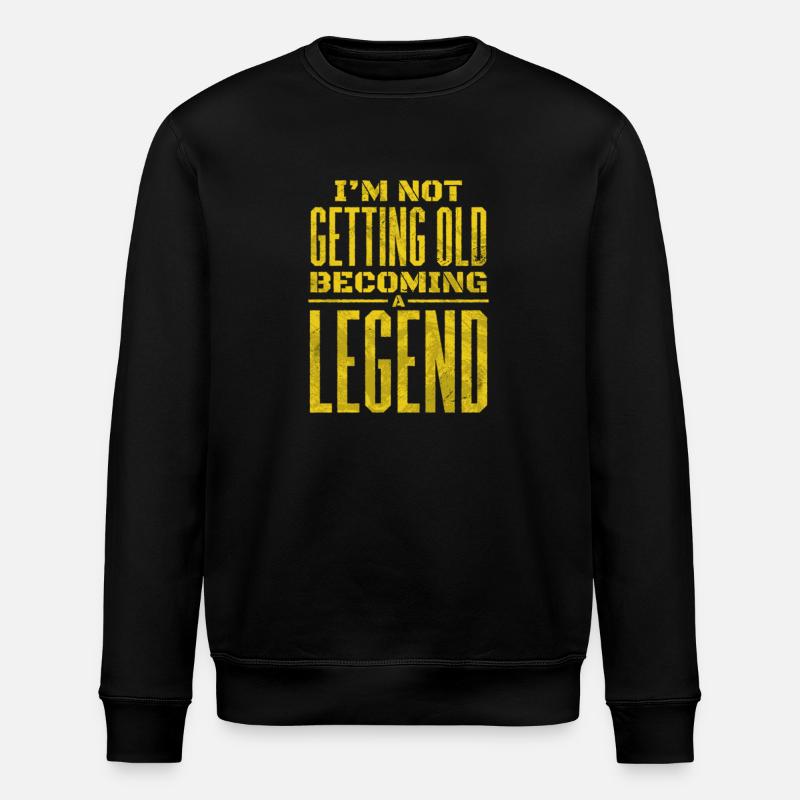 Legend Birthday - Stanley/Stella ROLLER Unisex Organic Sweatshirt - black