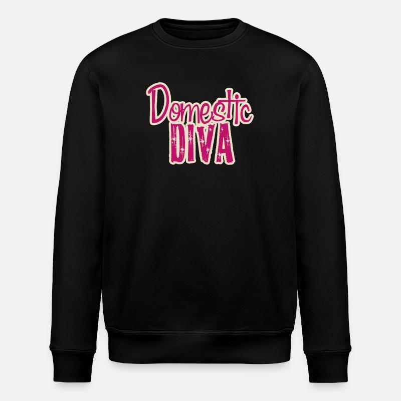 Diva domestique - Sweat bio ROLLER Stanley/Stella Unisexe - noir