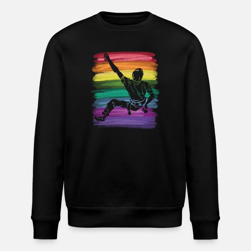 Boulderer Boulder Bouldering - Stanley/Stella ROLLER Unisex Organic Sweatshirt - black