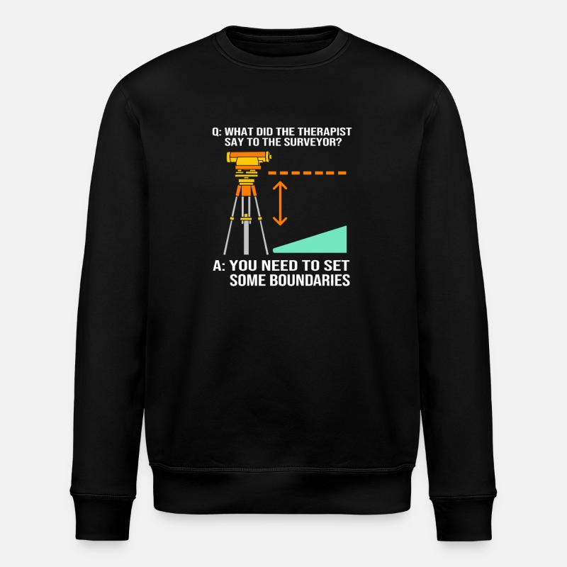 Surveyor - Stanley/Stella ROLLER Unisex Organic Sweatshirt - black