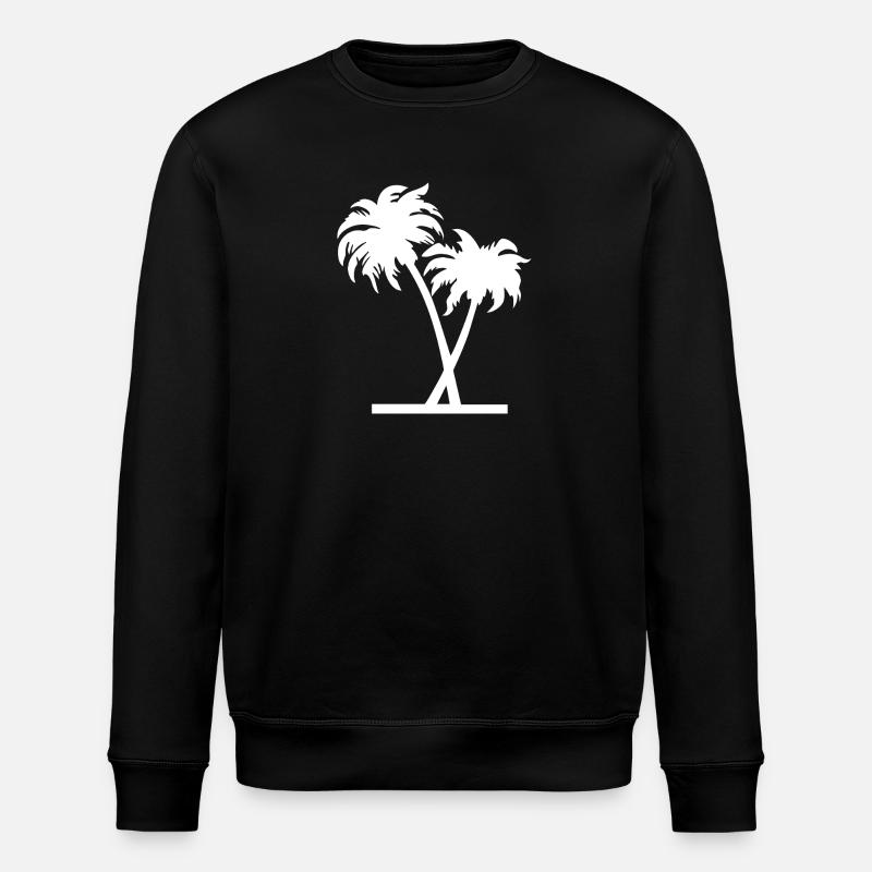 Palmen - Stanley/Stella Unisex Bio-Sweatshirt ROLLER - Schwarz