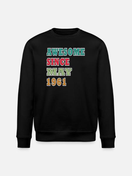 Cult date May 1961 - Stanley/Stella ROLLER Unisex Organic Sweatshirt - black
