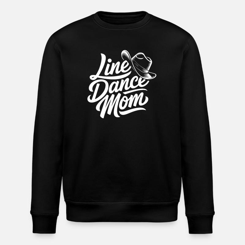 Line Dance Mom - Stanley/Stella ROLLER Unisex Organic Sweatshirt - black