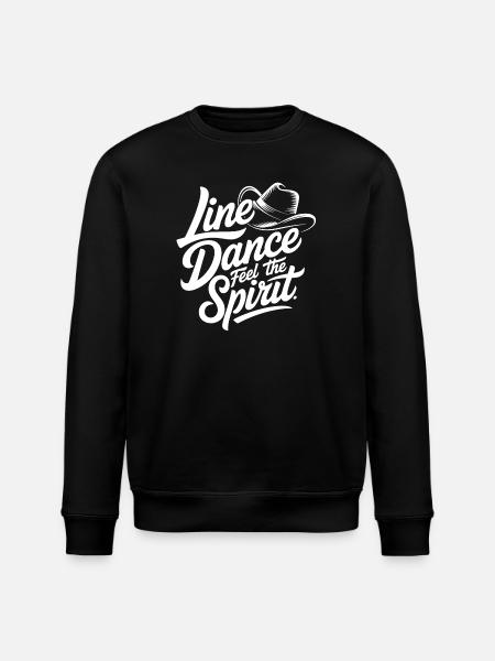 Line Dance Spirit - Stanley/Stella ROLLER Unisex Organic Sweatshirt - black