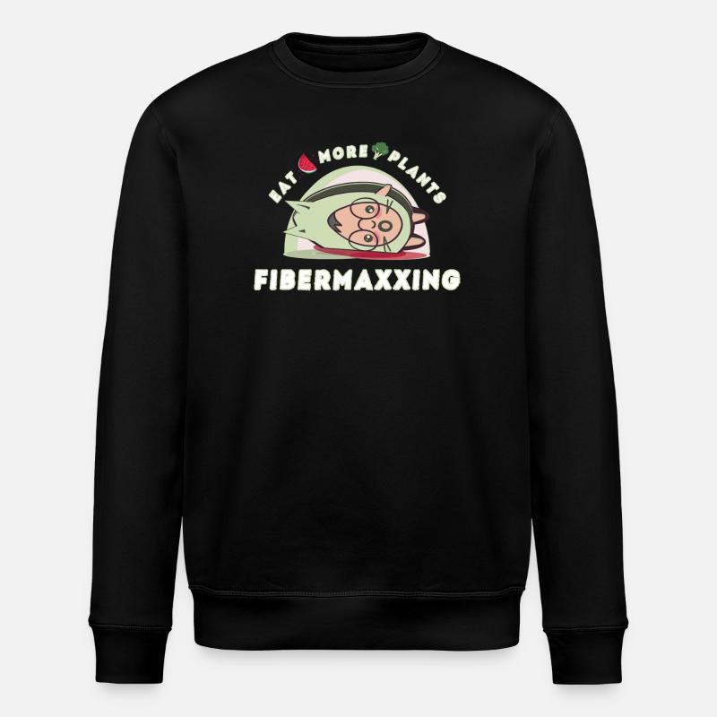 Fibermaxxing - Stanley/Stella ROLLER Unisex Organic Sweatshirt - black