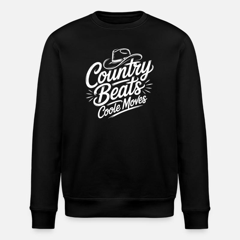Country Beats Style - Stanley/Stella ROLLER Unisex Organic Sweatshirt - black