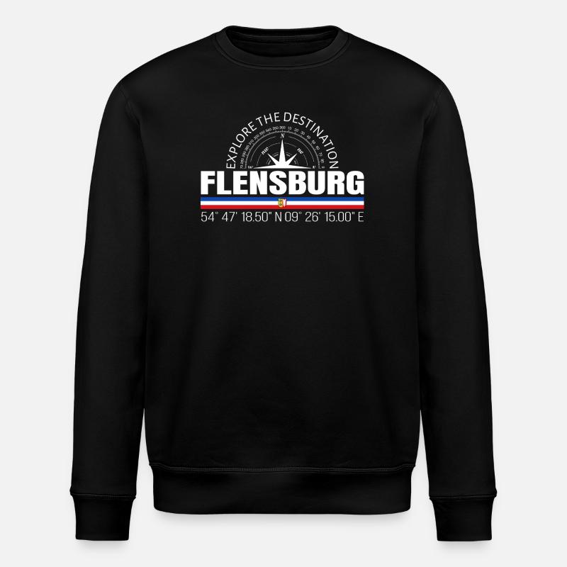 Flensburg - Sweat bio ROLLER Stanley/Stella Unisexe - noir