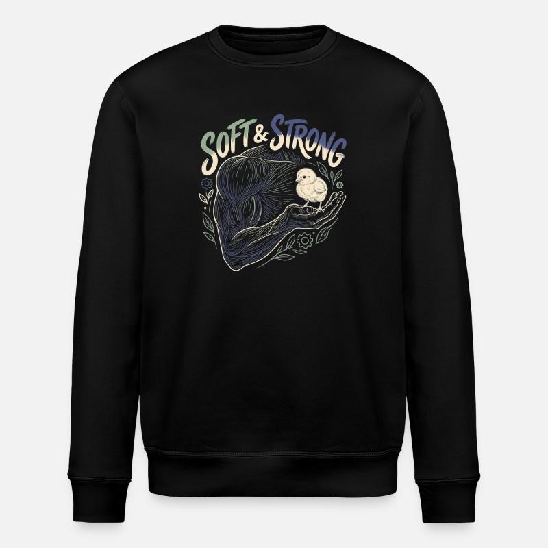 Soft And Strong Men - Stanley/Stella ROLLER Unisex Organic Sweatshirt - black
