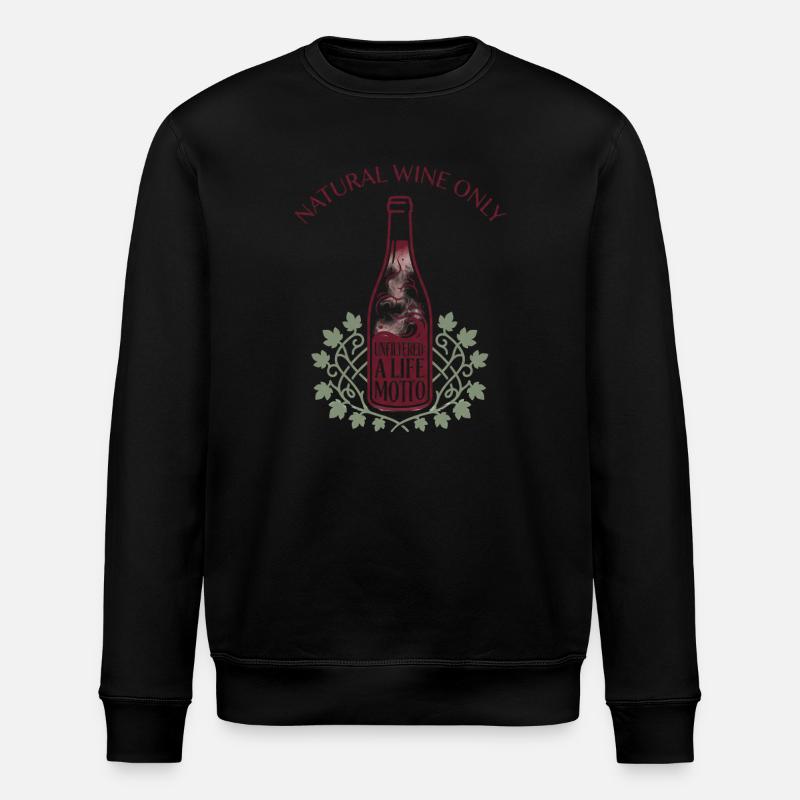 Natural Wine Only - Stanley/Stella Unisex Bio-Sweatshirt ROLLER - Schwarz
