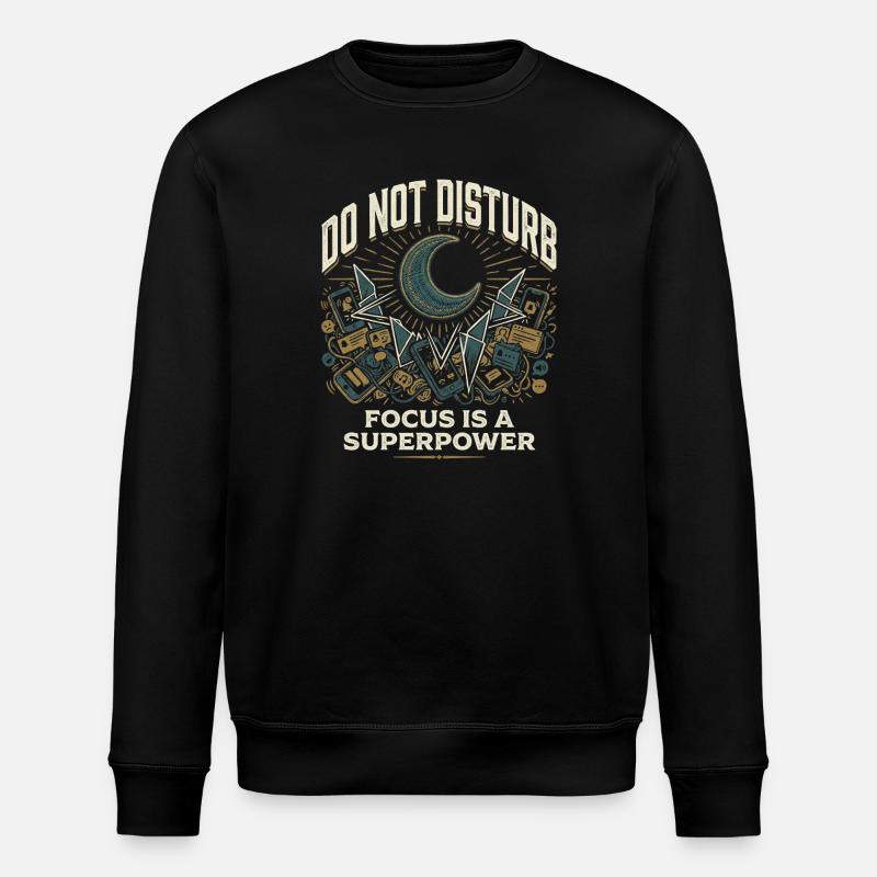 Focus Expert - Stanley/Stella ROLLER Unisex Organic Sweatshirt - black