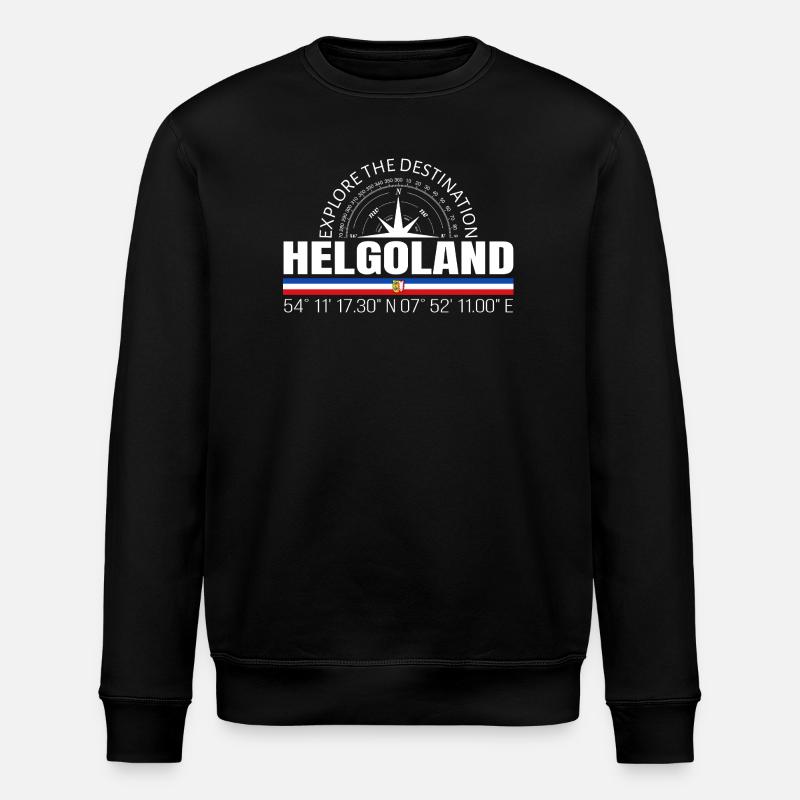 Heligoland - Sweat bio ROLLER Stanley/Stella Unisexe - noir