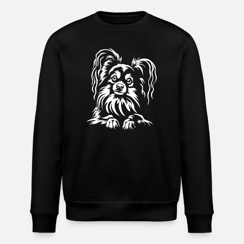 Papillon "Black Edition" - Stanley/Stella ROLLER Unisex Organic Sweatshirt - black