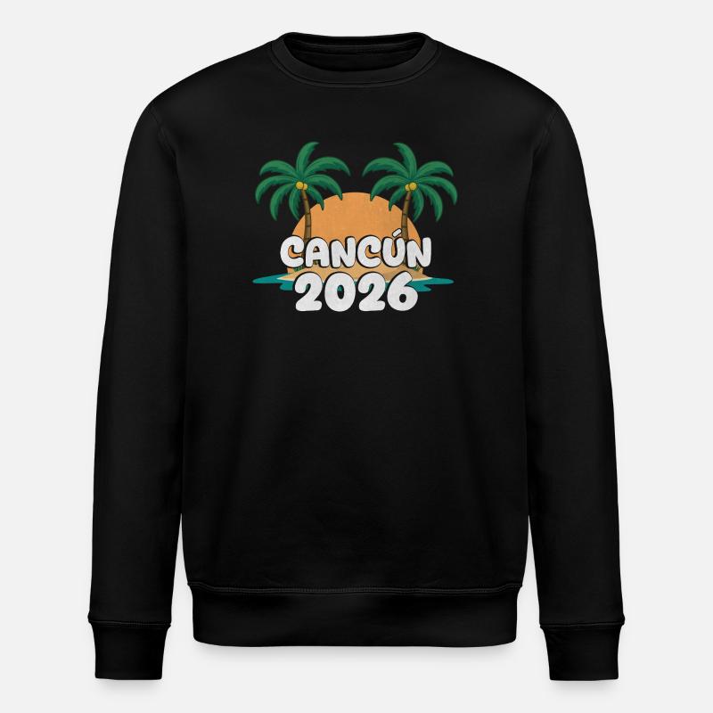 Cancun 2026 - Stanley/Stella Unisex Bio-Sweatshirt ROLLER - Schwarz
