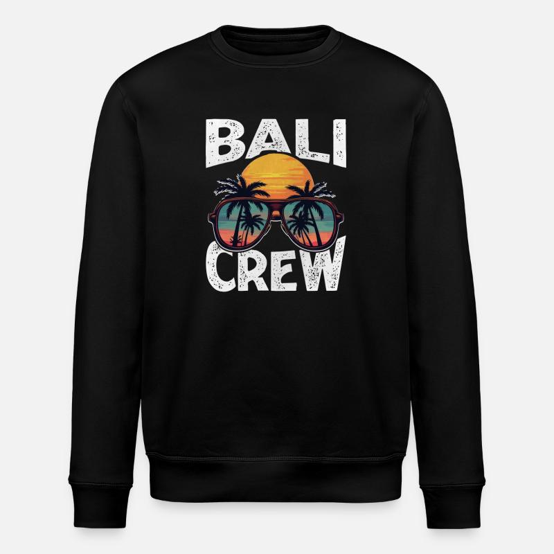 Équipage de Bali - Sweat bio ROLLER Stanley/Stella Unisexe - noir
