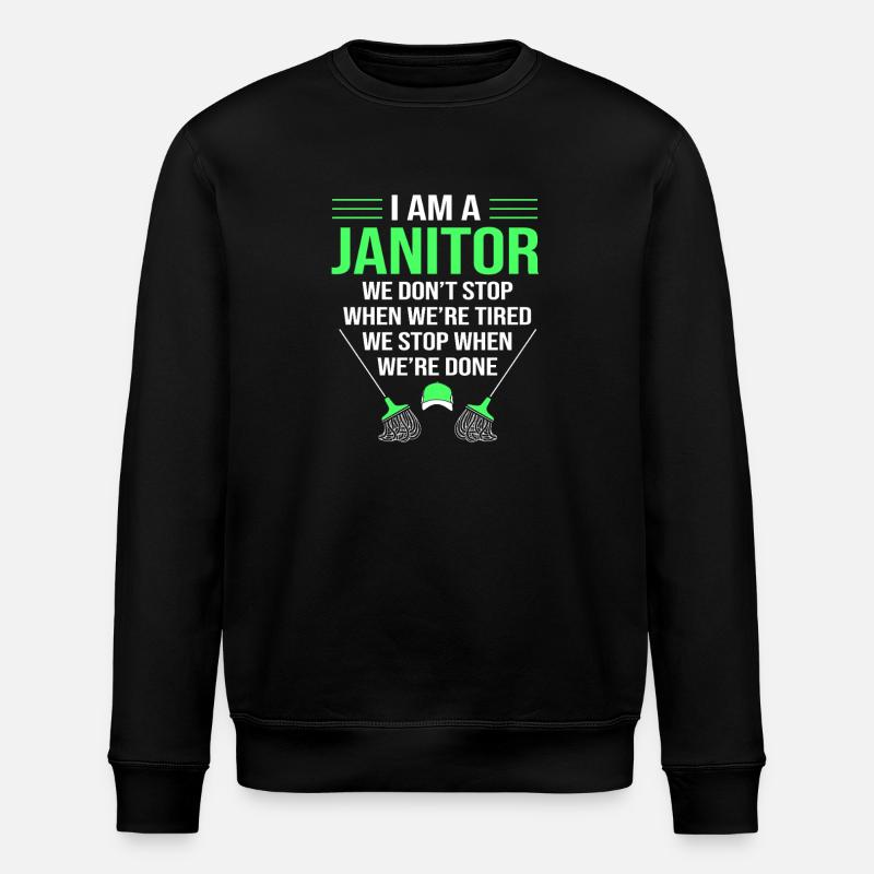 caretaker - Stanley/Stella ROLLER Unisex Organic Sweatshirt - black