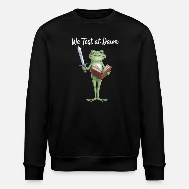 Froschritter-Leseschwert - Stanley/Stella Unisex Bio-Sweatshirt ROLLER - Schwarz