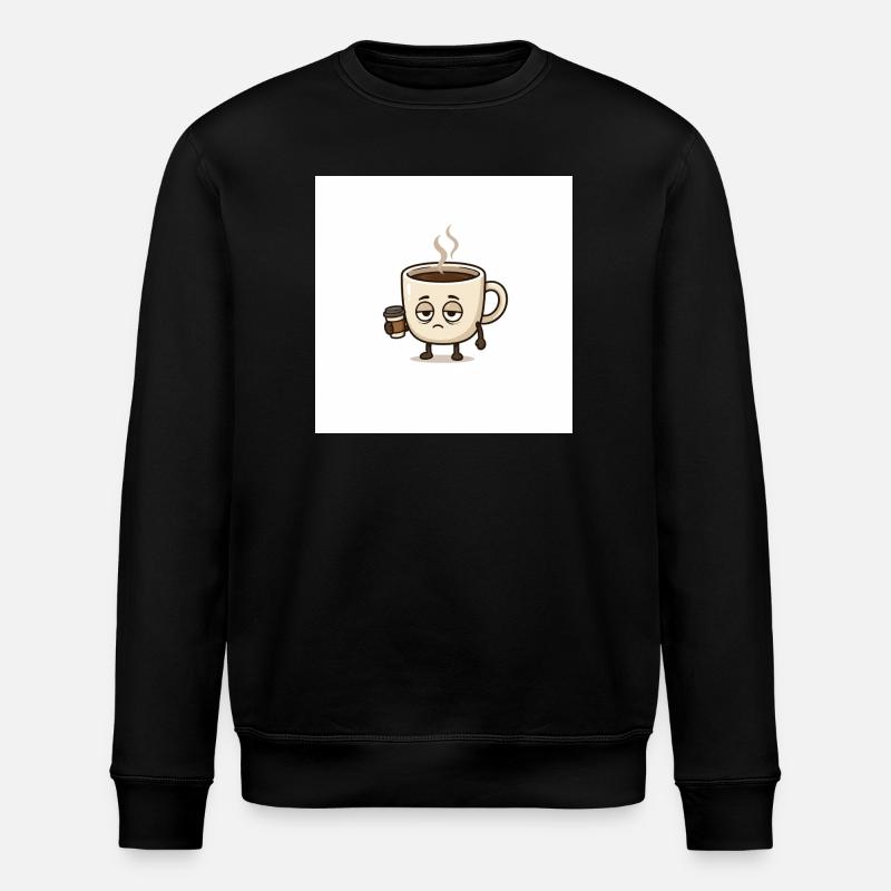 Ich bin müde - Stanley/Stella Unisex Bio-Sweatshirt ROLLER - Schwarz