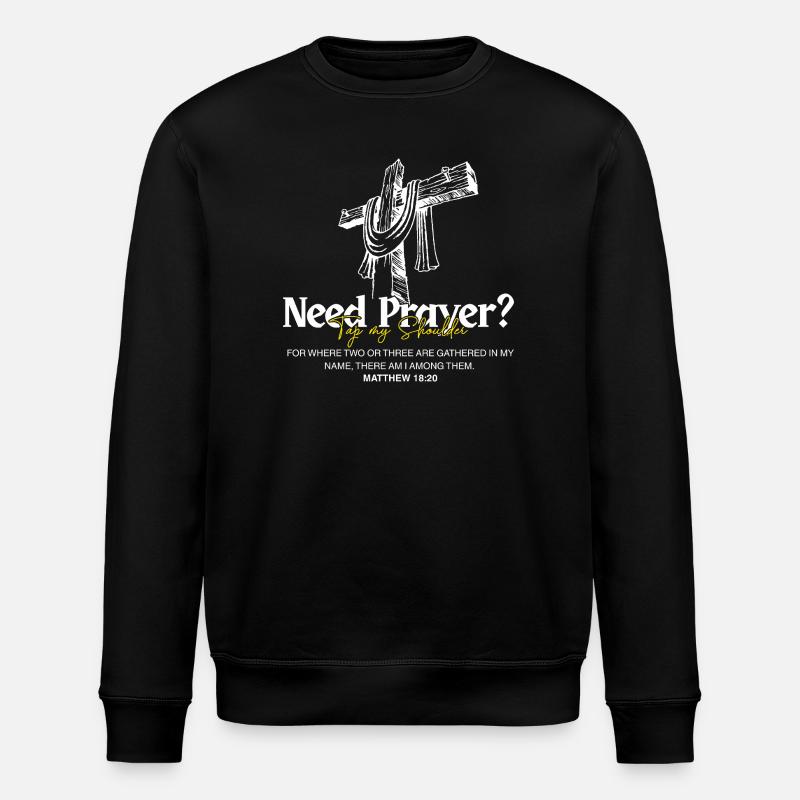 Croyant en Jésus - Sweat bio ROLLER Stanley/Stella Unisexe - noir