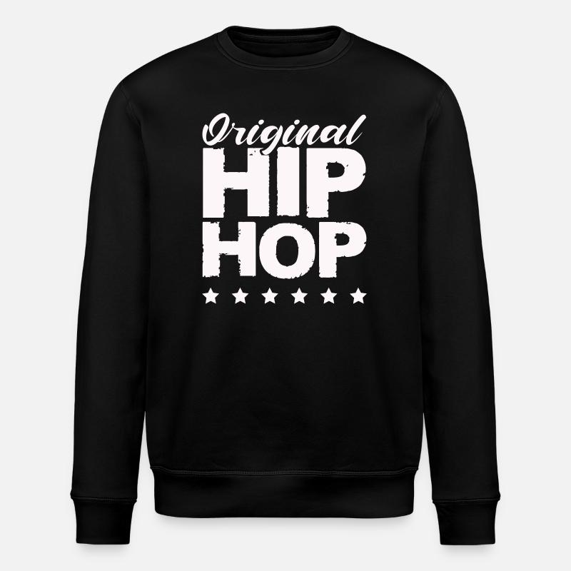 Style hip-hop original - Sweat bio ROLLER Stanley/Stella Unisexe - noir