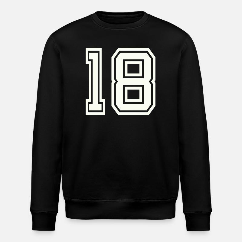 18 - Stanley/Stella ROLLER Unisex Organic Sweatshirt - black