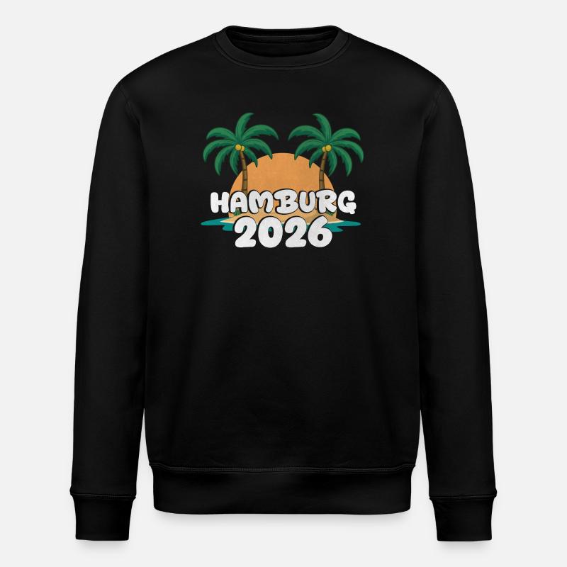 Hamburg 2026 - Stanley/Stella ROLLER Unisex Organic Sweatshirt - black