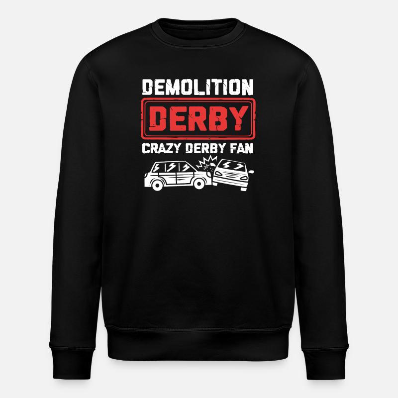 Démolition du derby - Sweat bio ROLLER Stanley/Stella Unisexe - noir