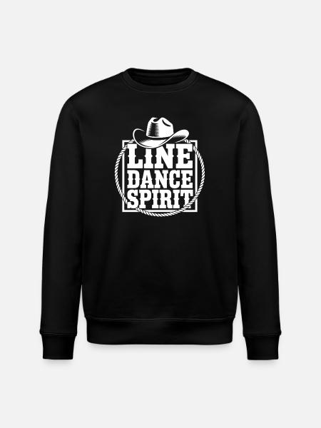 Dance Spirit Western Line Dance - Stanley/Stella ROLLER Unisex Organic Sweatshirt - black