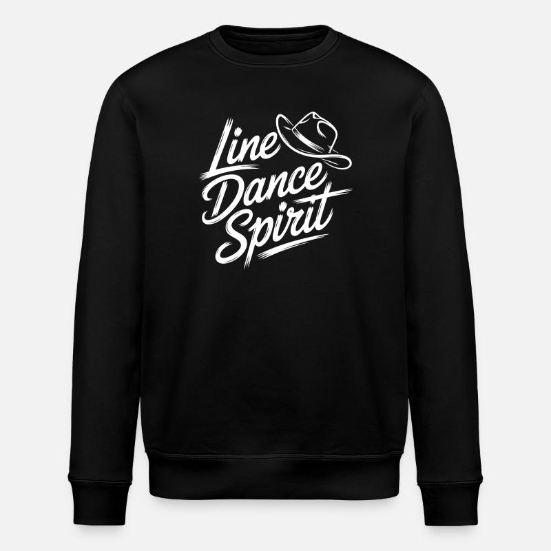 Line Dance Spirit - Stanley/Stella ROLLER Unisex Organic Sweatshirt - black