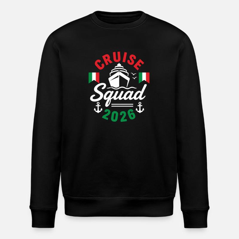 Cruise Squad 2026 - Stanley/Stella ROLLER Unisex Organic Sweatshirt - black