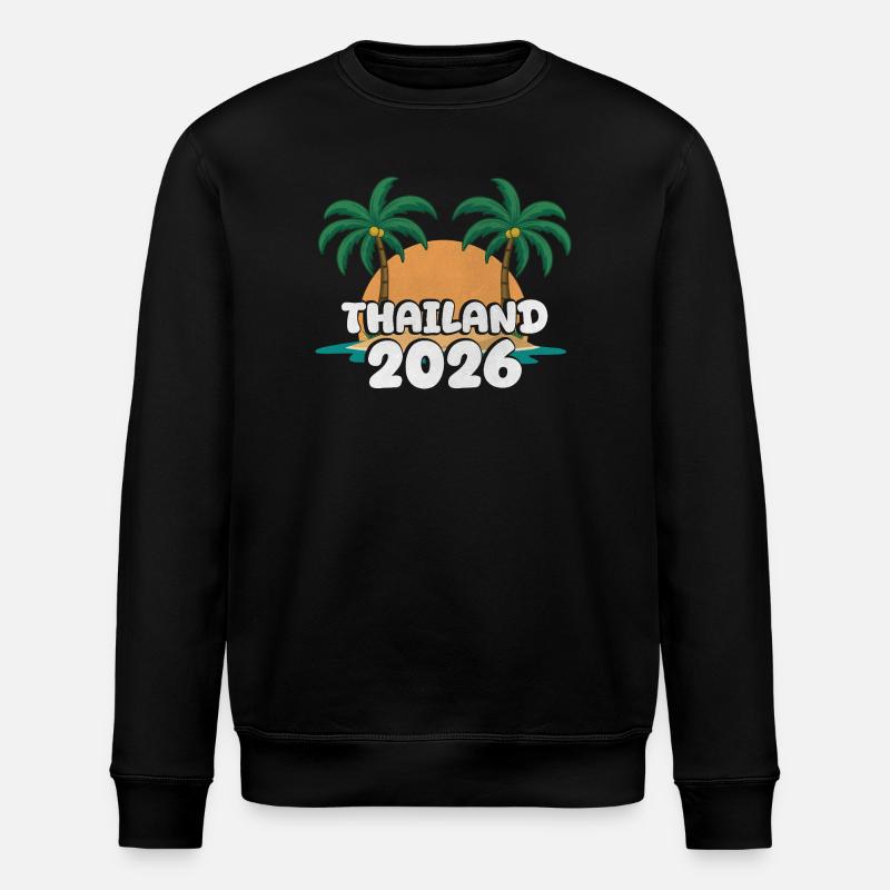 Thailand 2026 - Stanley/Stella ROLLER Unisex Organic Sweatshirt - black