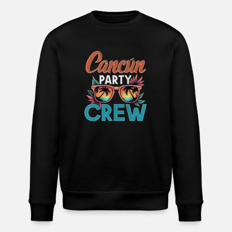 Cancun Crew - Stanley/Stella Unisex Bio-Sweatshirt ROLLER - Schwarz