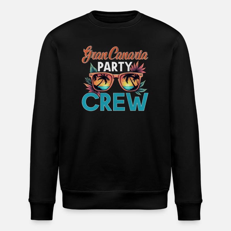 Gran Canaria Crew - Stanley/Stella ROLLER Unisex Organic Sweatshirt - black
