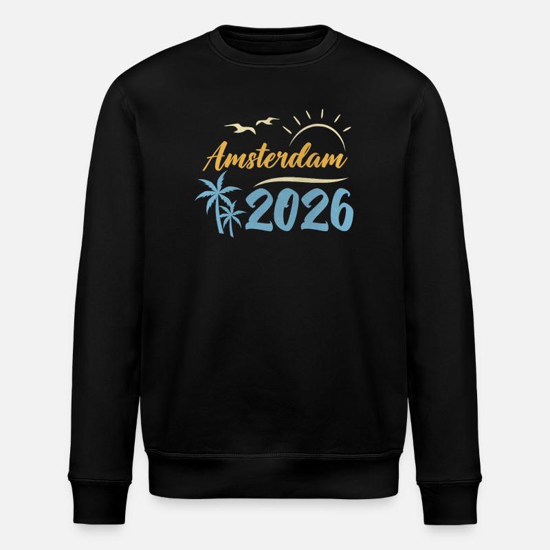Amsterdam 2026 - Stanley/Stella ROLLER Unisex Organic Sweatshirt - black