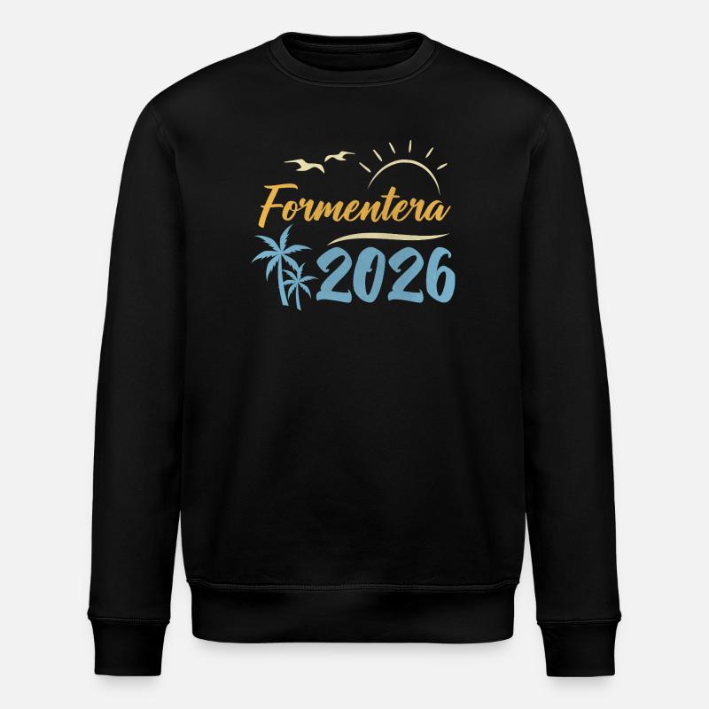 Formentera 2026 - Sweat bio ROLLER Stanley/Stella Unisexe - noir