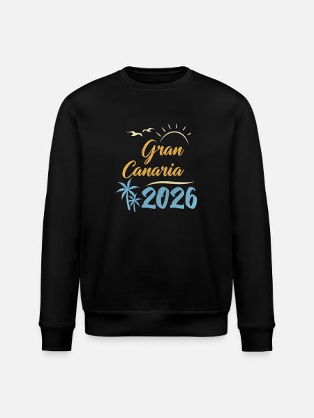 Gran Canaria 2026 - Stanley/Stella Unisex Bio-Sweatshirt ROLLER - Schwarz