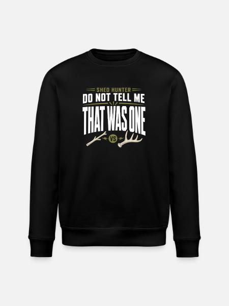 Scale-hunting-scale-hunter-antler-hunting-whitetail - Stanley/Stella ROLLER Unisex Organic Sweatshirt - black