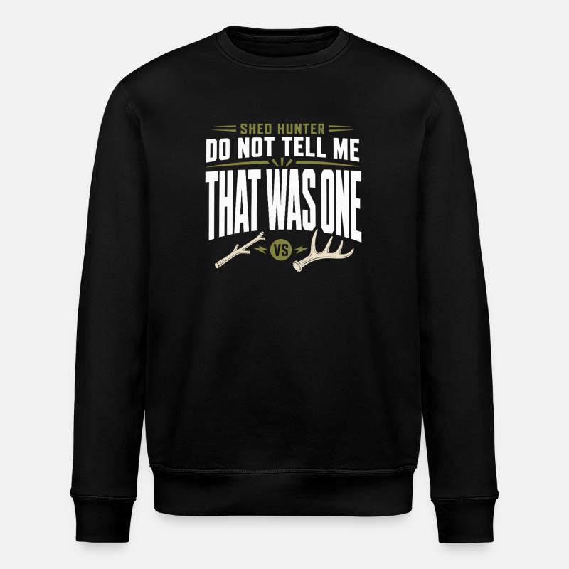 Scale-hunting-scale-hunter-antler-hunting-whitetail - Stanley/Stella ROLLER Unisex Organic Sweatshirt - black