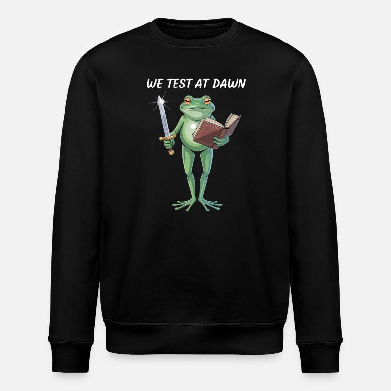 Guerrier Grenouille Matinale - Sweat bio ROLLER Stanley/Stella Unisexe - noir