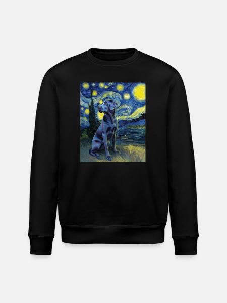 Labrador Retriever - Stanley/Stella ROLLER Unisex Organic Sweatshirt - black
