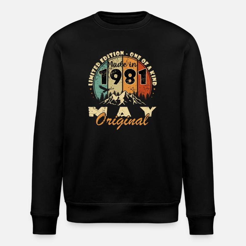 Mai 1981 - mai 1981 - Sweat bio ROLLER Stanley/Stella Unisexe - noir