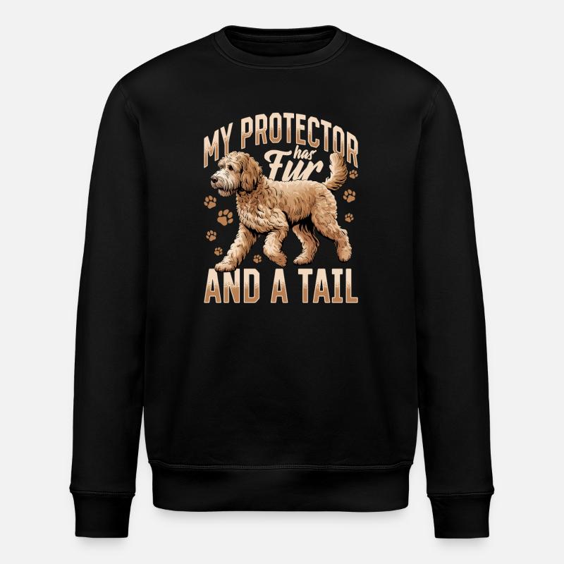 Goldendoodle Dog Breed - Stanley/Stella ROLLER Unisex Organic Sweatshirt - black